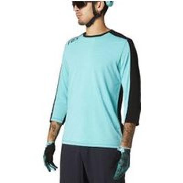 fox ranger dr 3 4 jersey turquoise