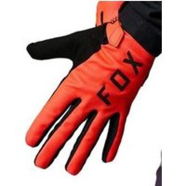 fox ranger gel women s long gloves orange