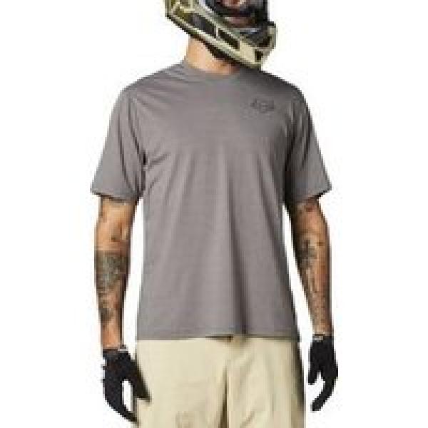 fox ranger sweatwer dry short sleeve jersey white grey