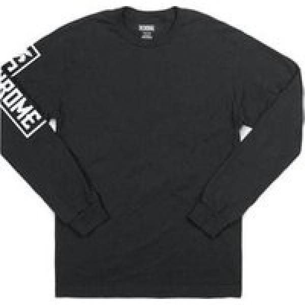 chrome flying lion long sleeve t shirt black