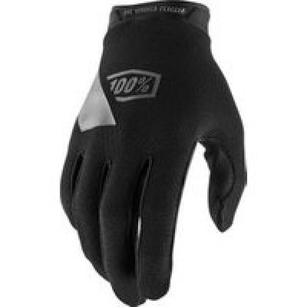 100 r core black long gloves