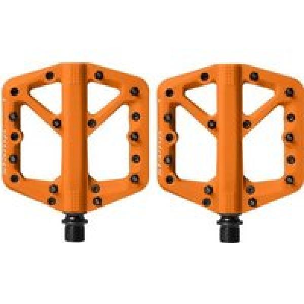 paar crankbrothers stamp 1 orange flat pedals