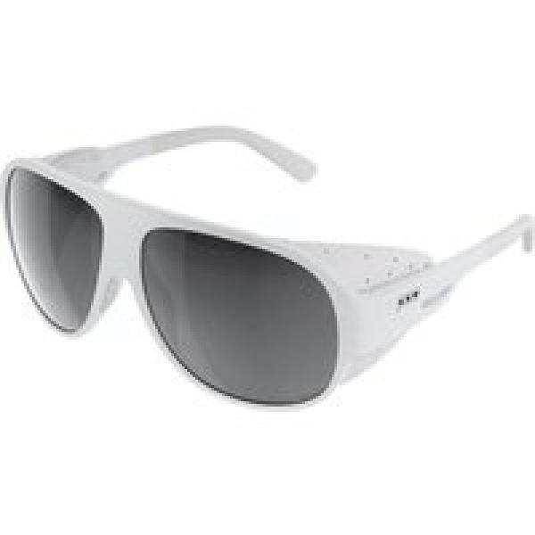 poc nivalis white hydrogene glasses grey white mirror lenses