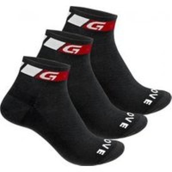 gripgrab classic low cut socks 3 pack black