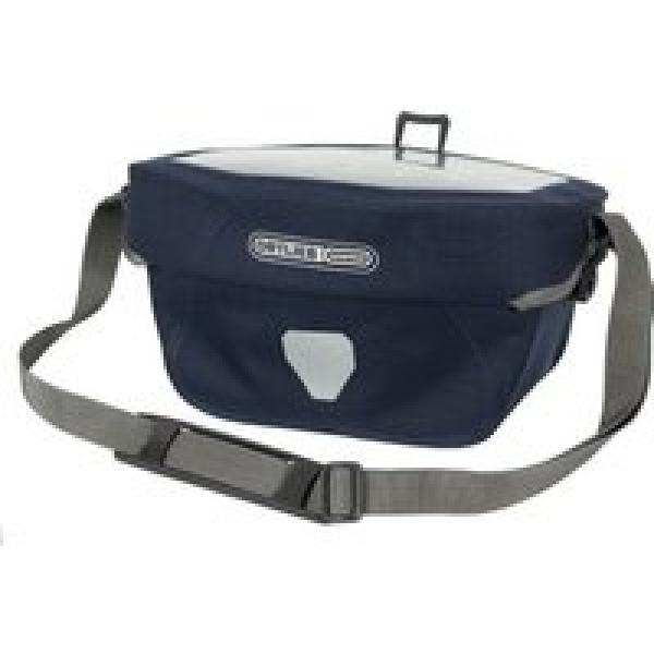 ortlieb ultimate six urban handlebar bag 5l blue ink