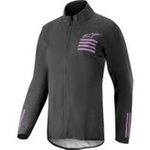 alpinestars stella descender damesjack zwart roze