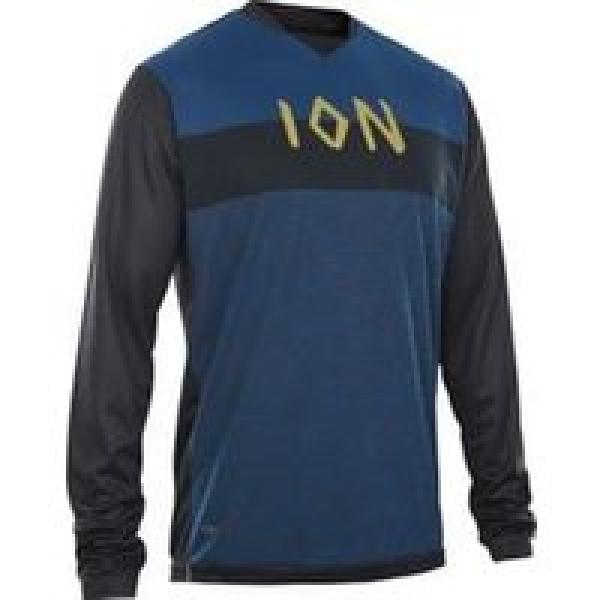 ion scrub amp long sleeve jersey blauw zwart