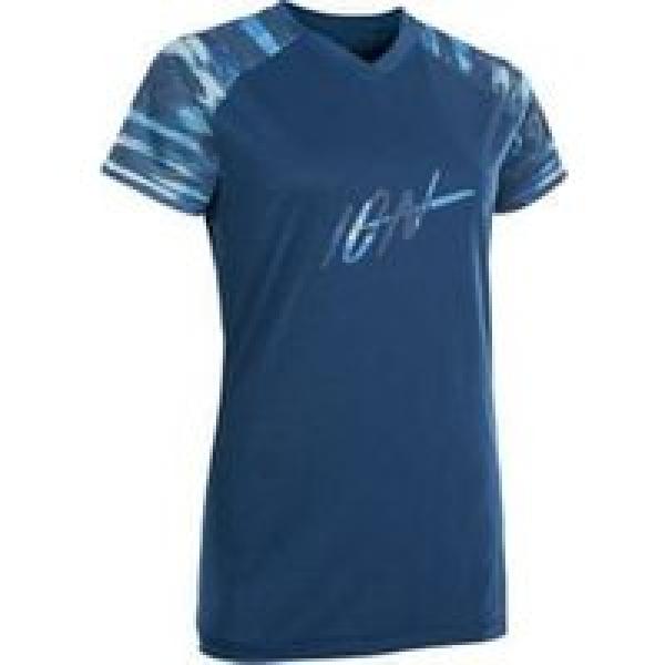 ion scrub amp short sleeve jersey blauw