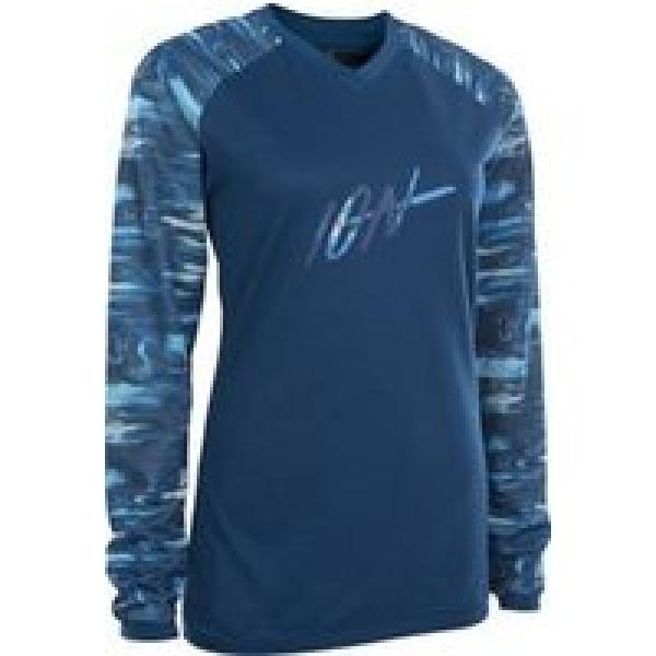 ion scrub amp long sleeve jersey blauw