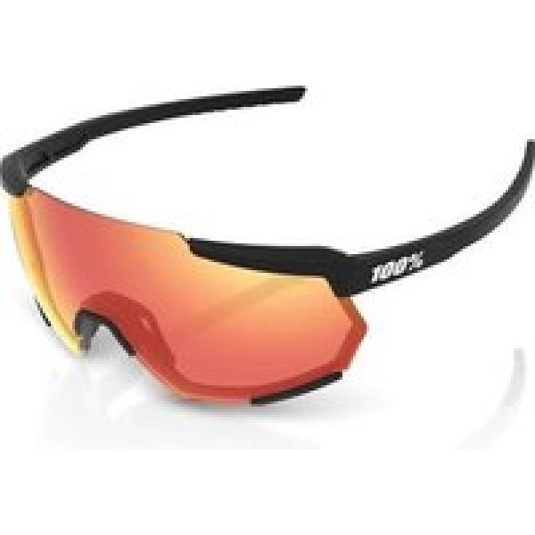 100 racetrap soft tact black hiper red multilayer mirror lens black red