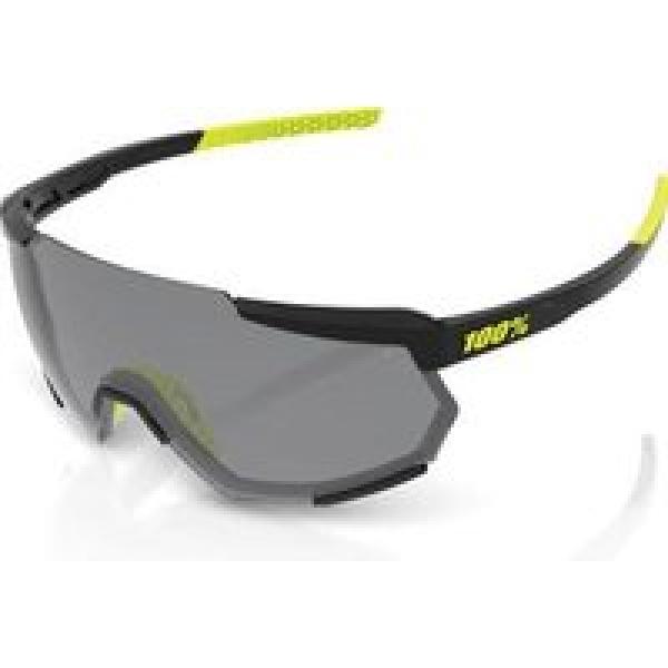 100 racetrap gloss black smoke lens black yellow