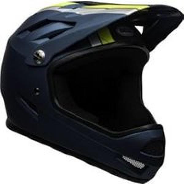 bell sanction integrale helm blauw geel 2022