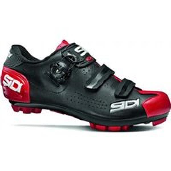 sidi trace 2 mtb schoenen zwart rood