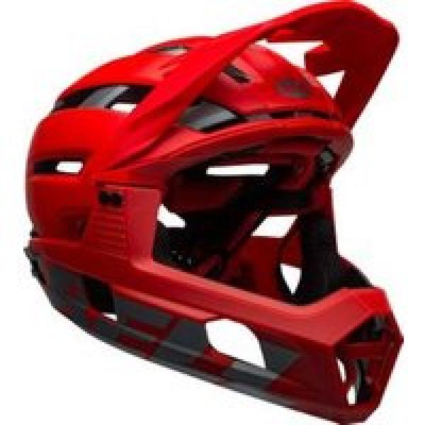 bell super air r mips removable chinstrap helmet red 2022