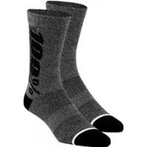 paar 100 rythym merino wool performance socks grey