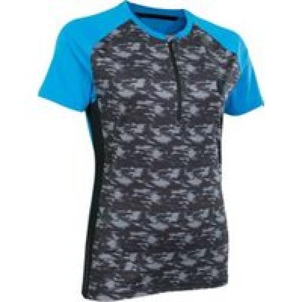 ion traze women s short sleeve jersey amp grijs blauw