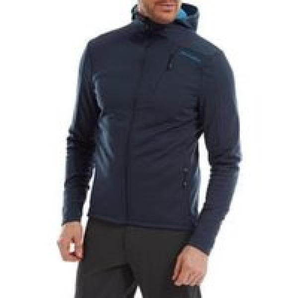 altura cave softshell hoodie blauw