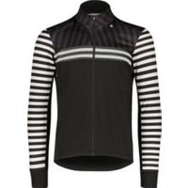 bioracer spitfire tempest light thermal long sleeve jersey zwart wit