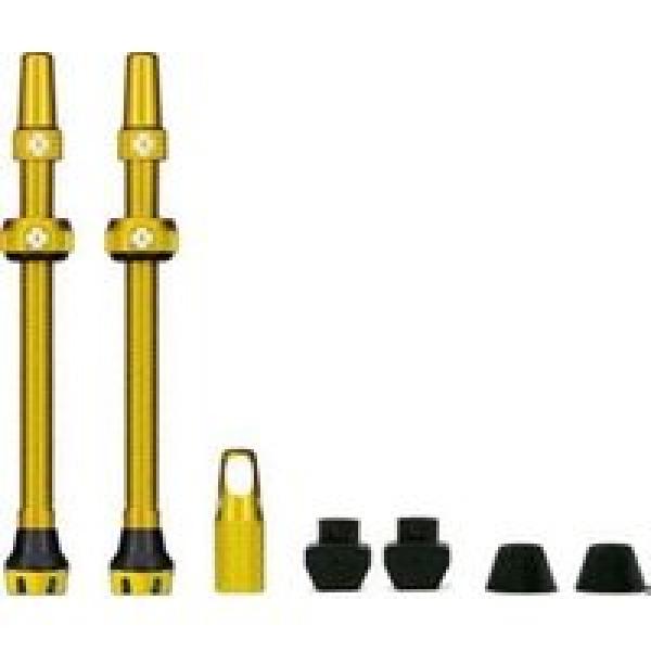 muc off tubeless valve kit v2 paar 80mm gold