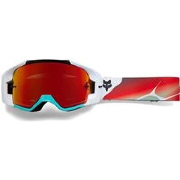 fox vue syz goggle spark lens white red