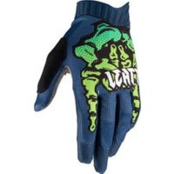 leatt mtb 1 0 gripr blue zombie long gloves