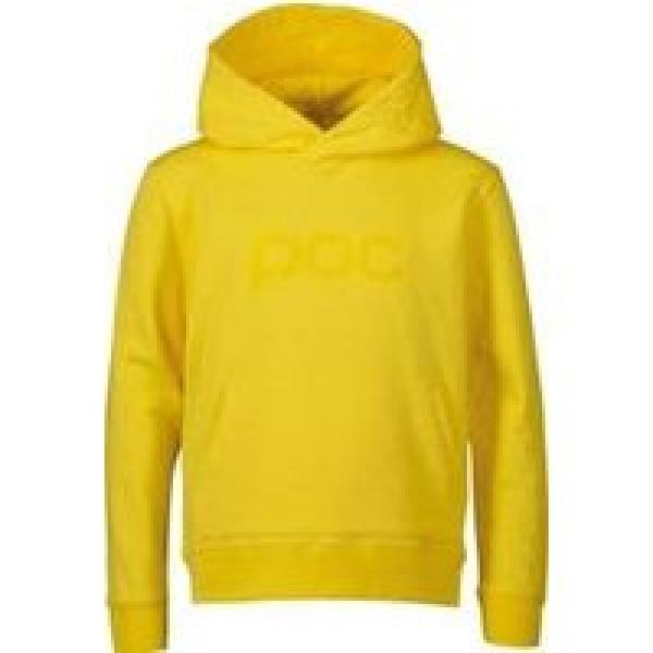 poc jr aventurine yellow hoodie