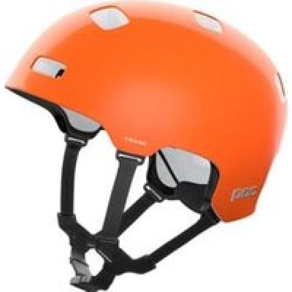 poc crane mips actinium fluorescent orange helm