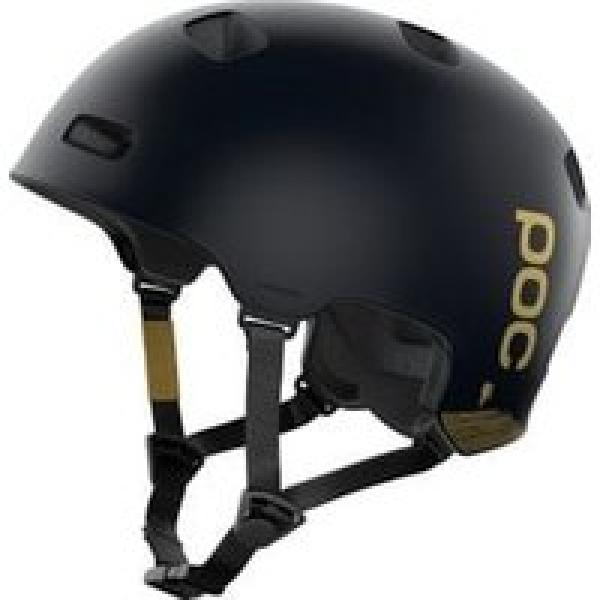 poc crane mips fabio edition black gold helm