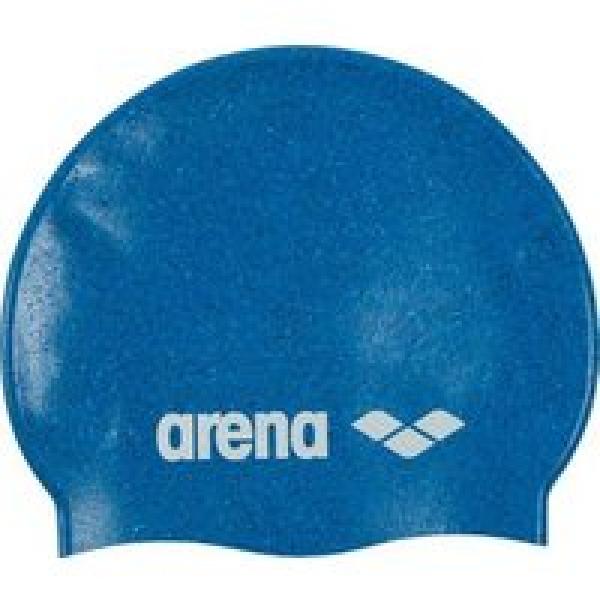 arena silicone junior cap blauw