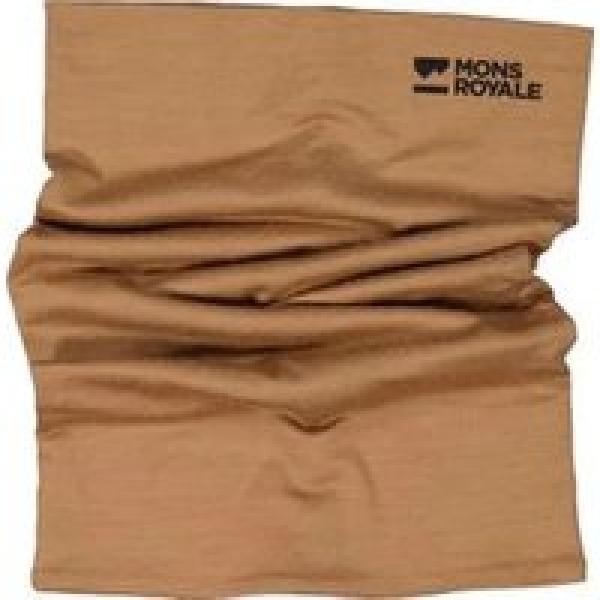 mons royale double up merino choker toffee brown