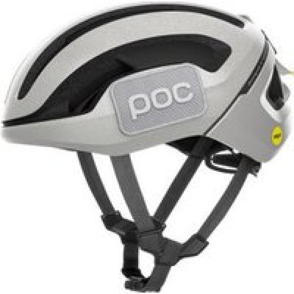 poc omne ultra mips silver grey helmet