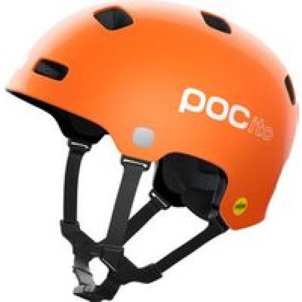 poc pocito crane mips fluorescent orange helm