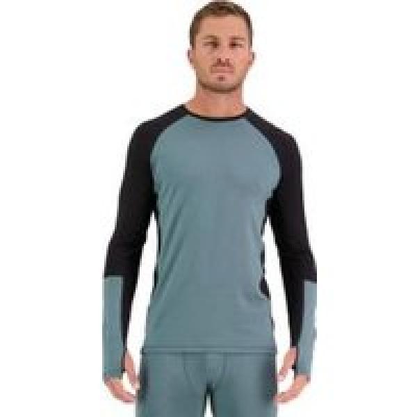 mons royale olympus long sleeve jersey blue black