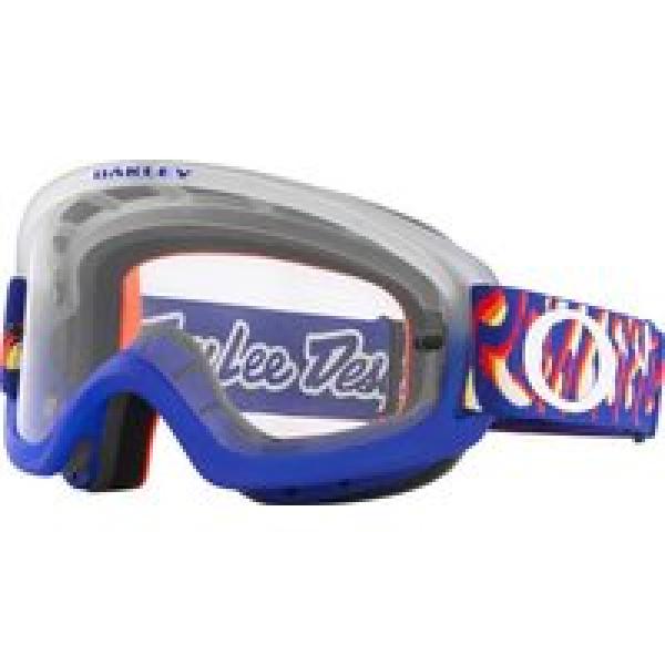 oakley o frame 2 0 pro xs mx goggle troy lee design peace amp wheelies ecran clear ref oo7116 22