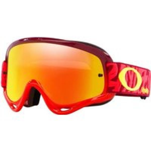 oakley o frame mx goggle troy lee designs fire iridium ref oo7029 75