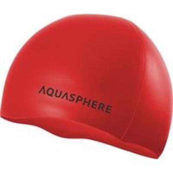 aquasphere silicone badmuts rood zwart