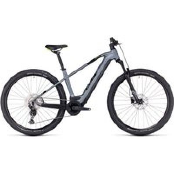 cube reaction hybrid pro 750 electric hardtail mtb shimano deore 11s 750 wh 29 flash grey 2023