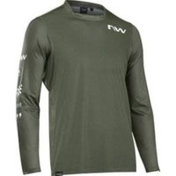 northwave bomb long sleeve jersey groen