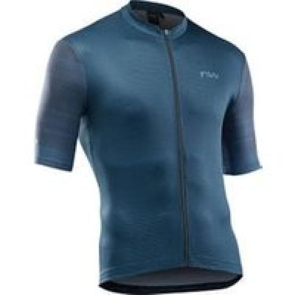 northwave origin short sleeve jersey blauw