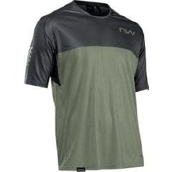 northwave edge short sleeve jersey zwart groen