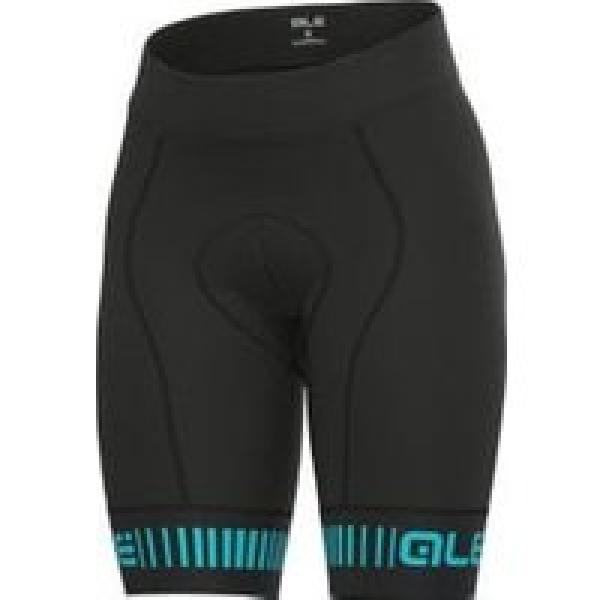 ale strada women s bibtights black turquoise blue