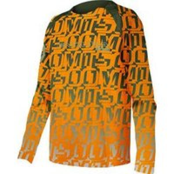 endura mt500 ltd long sleeve jersey tangerine orange