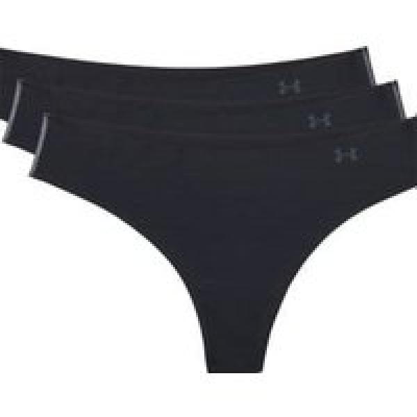 under armour pure stretch women s thongs set van 3 zwart