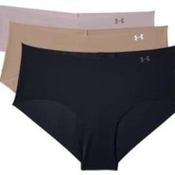 under armour pure stretch women s briefs set van 3 zwart beige