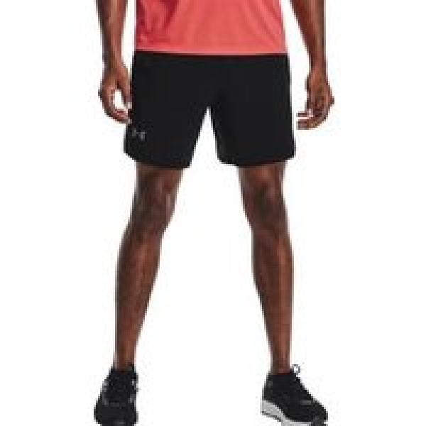 under armour launch 7in shorts zwart