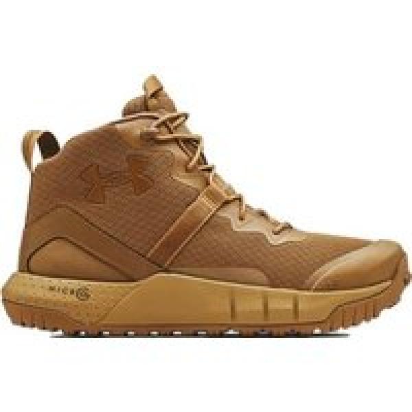 under armour micro g valsetz mid beige hiking shoes