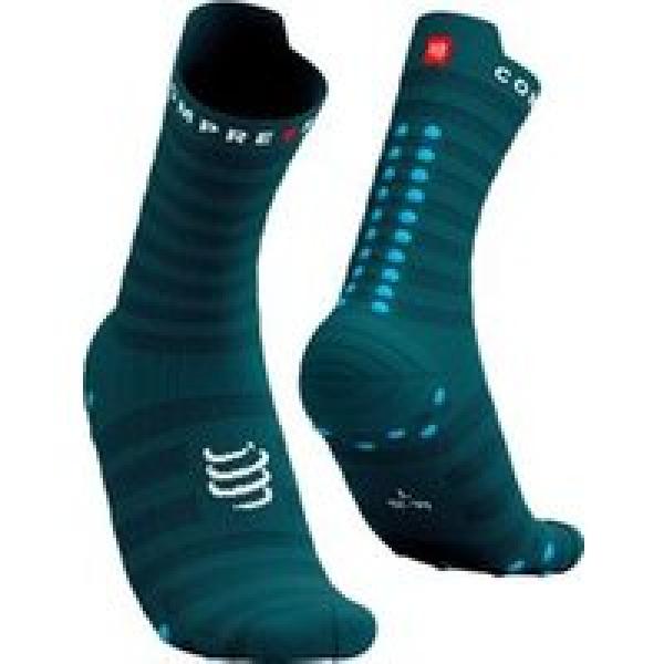 pro racing socks v4 0 ultralight run high shaded spruce green