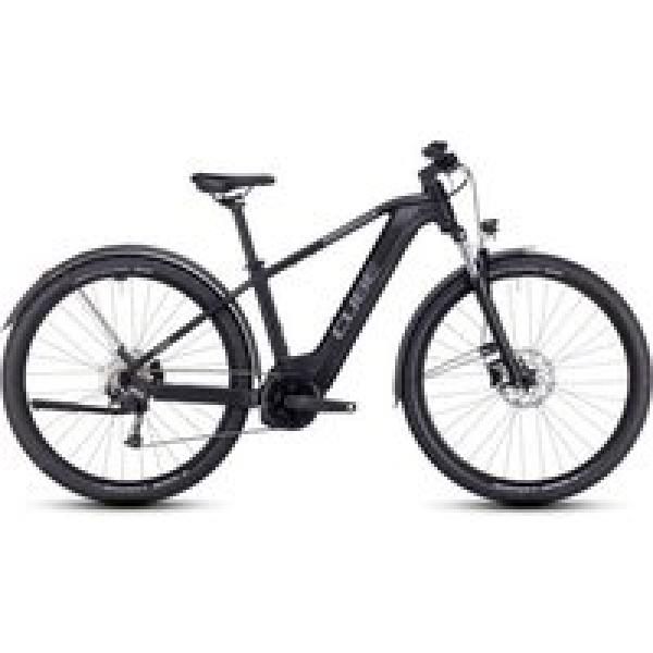 cube reactie hybrid performance 500 allroad elektrische hardtail mtb shimano alivio 9s 500 wh 29 zwart 2023