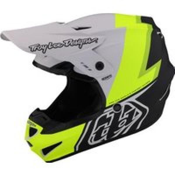 troy lee designs gp volt volgelaatshelm grijs geel