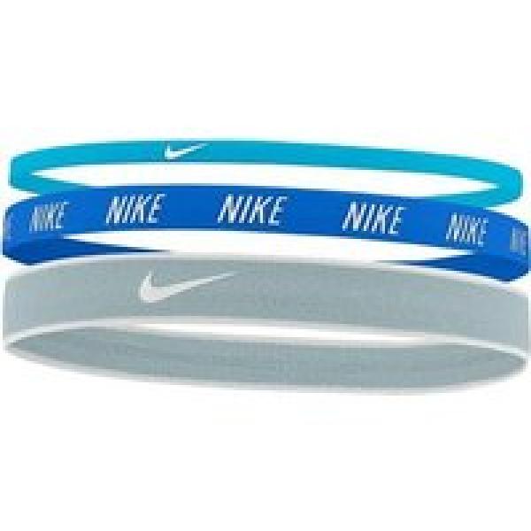 nike gemengde hoofdbanden blauw grijs x3